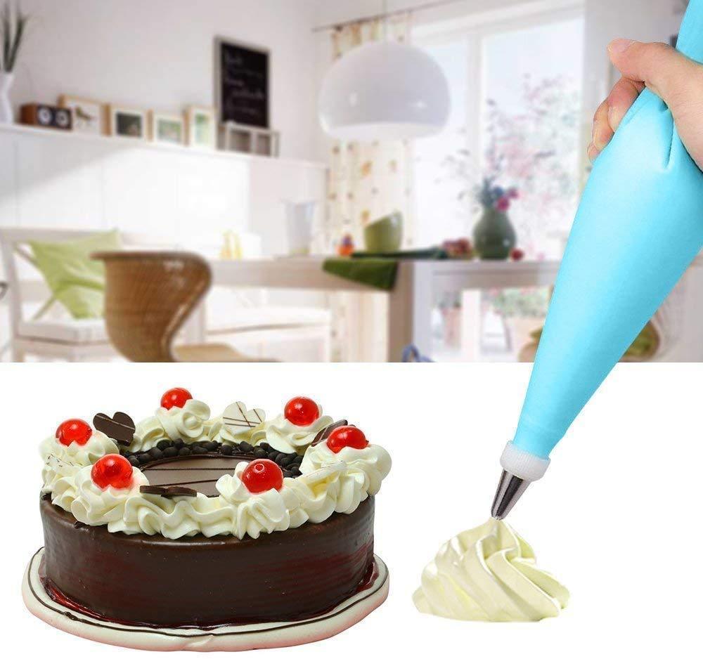 0805 Cake Decorating Nozzle with Piping Bag Stainless Steel Piping Cream Frosting Nozzles - SkyShopy 0805 Cake Decorating Nozzle with Piping Bag Stainless Steel Piping Cream Frosting Nozzles - SkyShopy